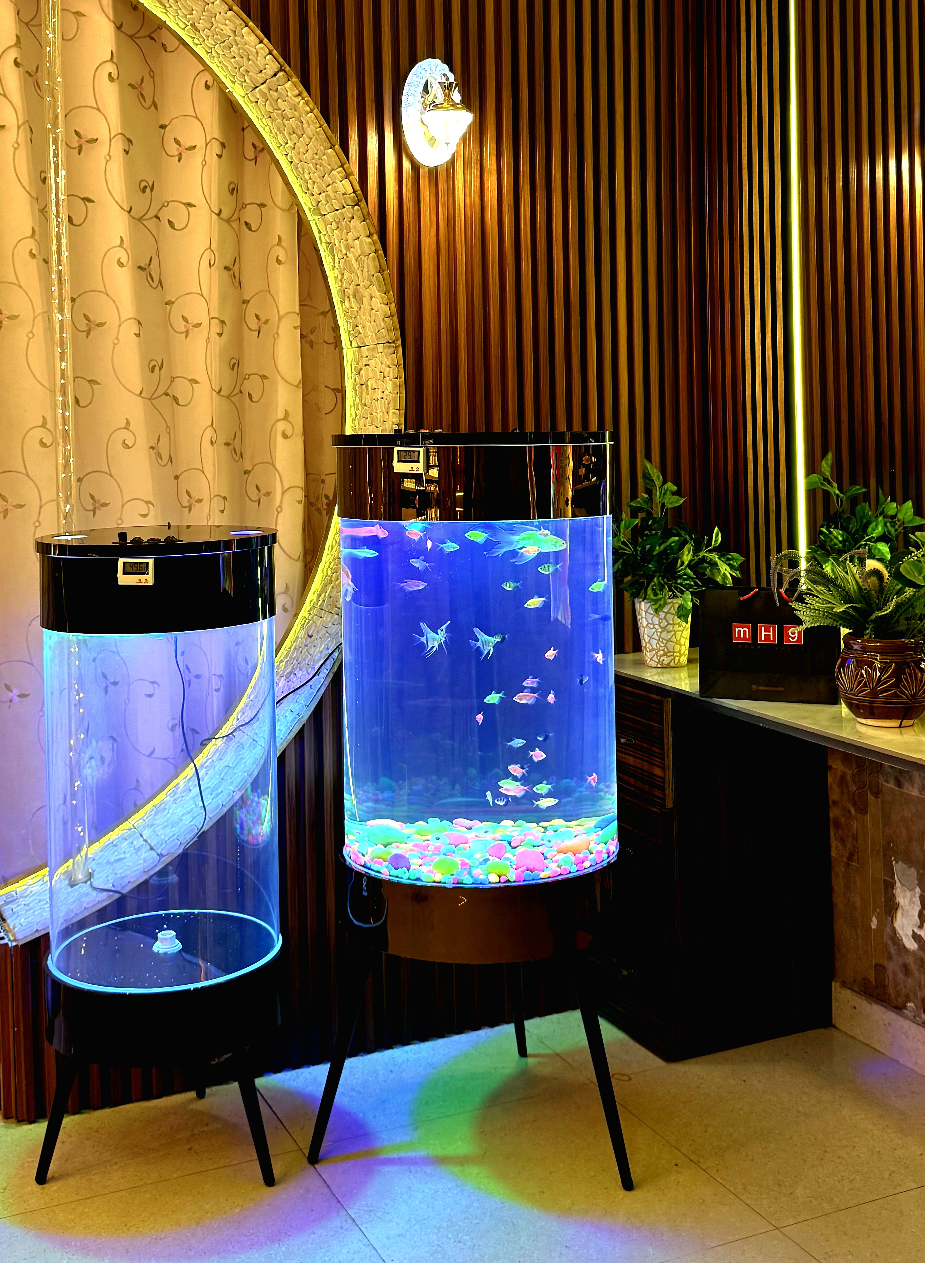 100 L Onyx Black Aquarium