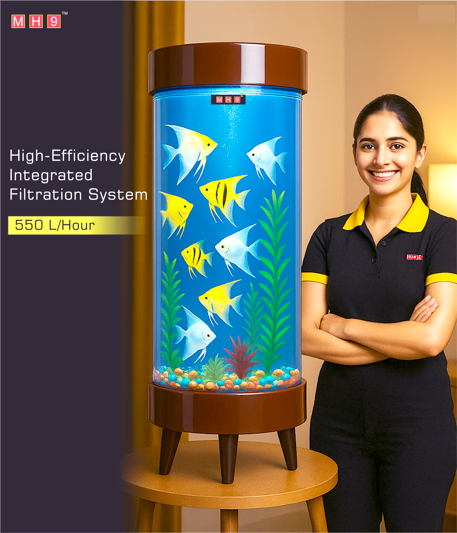 Glossy Chocolate Brown 52 Litre